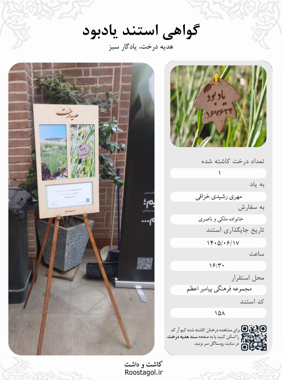 مهری رشیدی خزاقی